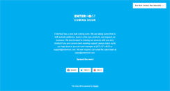 Desktop Screenshot of enterhost.com